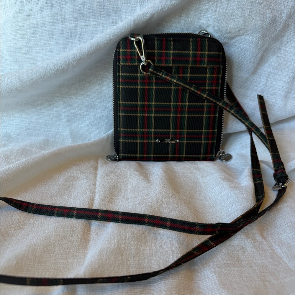 Coco + Carmen Tartan Crossbody Bag